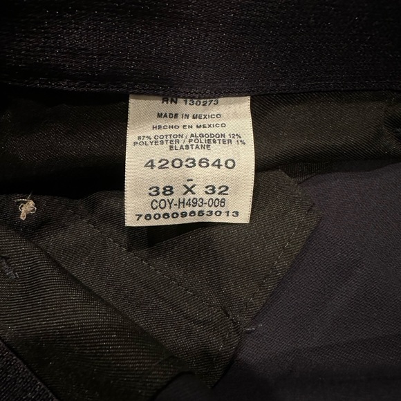 Men's navy blue slacks - Picture 4 of 4